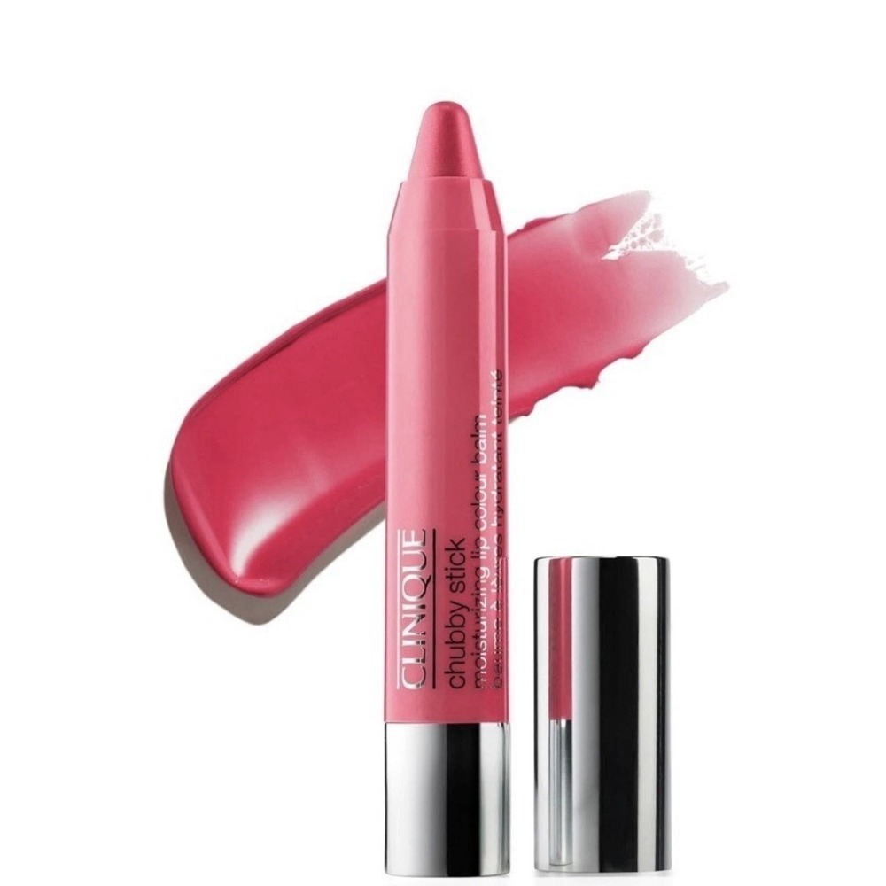 Clinique Chubby Stick Moisturizing Lip Colour‎ Balm - Super Strawberry NEW